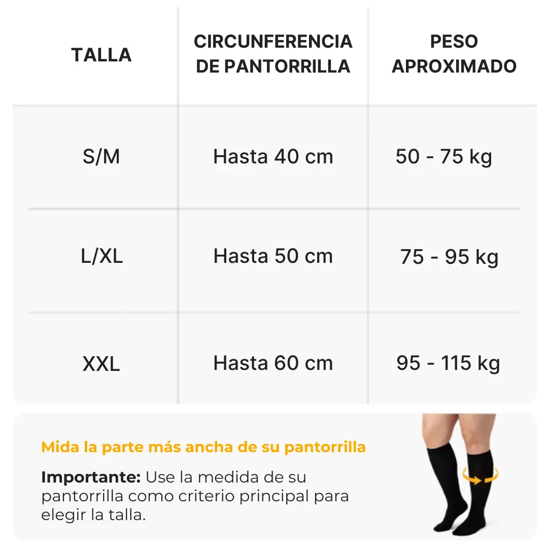 Calcetines de Compresión Graduada de Bambú