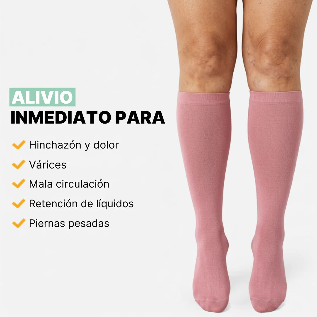Calcetines de Compresión Graduada de Bambú