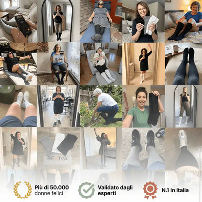 Calze a Compressione Graduata in Bambù