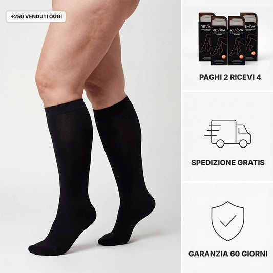 Calze a Compressione Graduata in Bambù